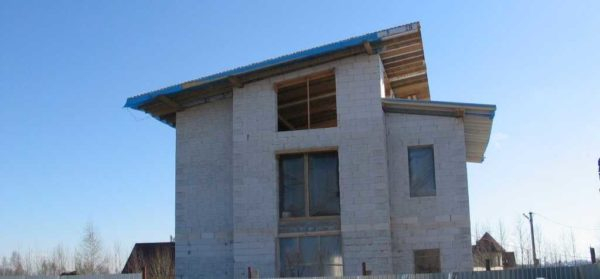Как сделать односкатную крышу