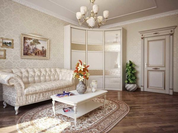 Угловой шкаф купе в гардеробную, спальню, прихожую