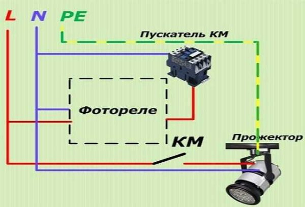 Датчик света (фотореле) для уличного освещения