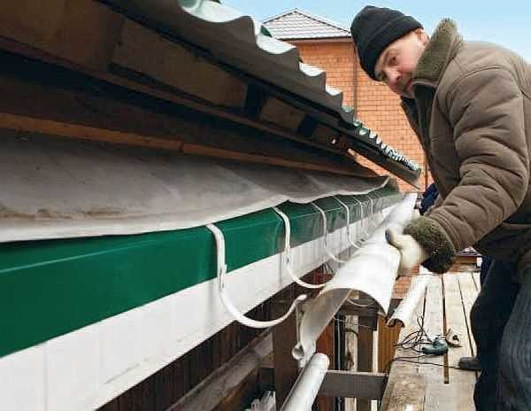 Водосливные системы для кровли