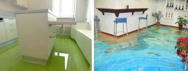 Покрытие для пола на кухне