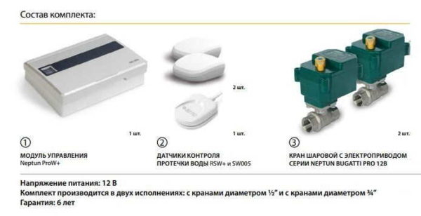Система против потопов Нептун: особенности, достоинства, недостатки