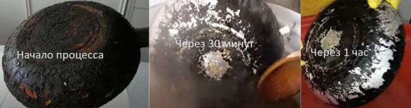 Как почистить сковороду от нагара в домашних условиях