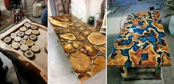 Столешница из эпоксидной смолы — делаем оригинальный стол