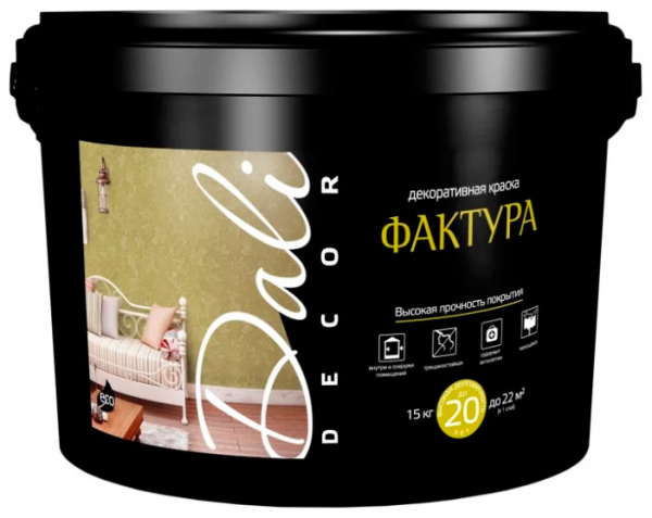 Фактурная краска для стен — идеальная замена обоям