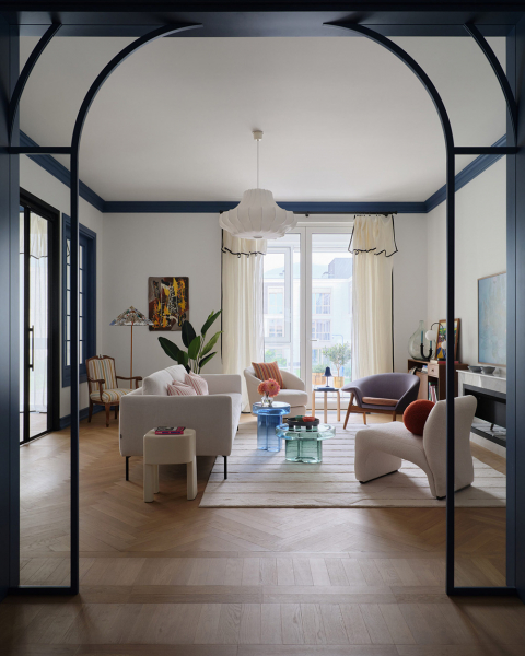 Свежие акценты в дизайне квартиры для молодой семьи в Алматы Свежие акценты в дизайне квартиры для молодой семьи в Алматы