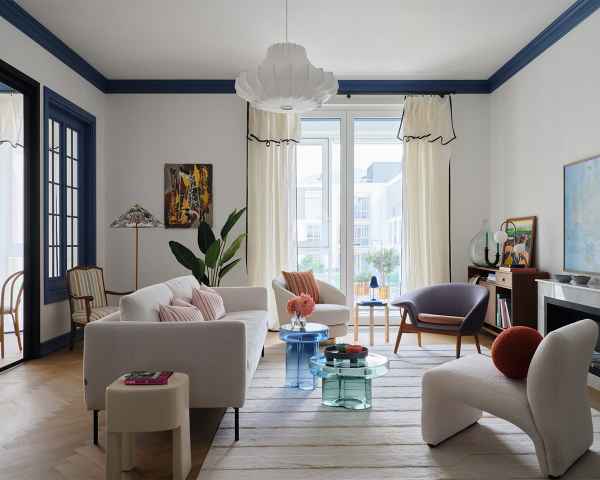 Свежие акценты в дизайне квартиры для молодой семьи в Алматы Свежие акценты в дизайне квартиры для молодой семьи в Алматы