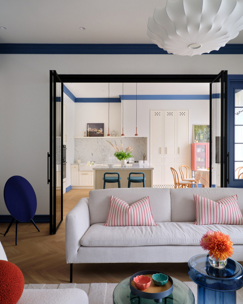 Свежие акценты в дизайне квартиры для молодой семьи в Алматы Свежие акценты в дизайне квартиры для молодой семьи в Алматы