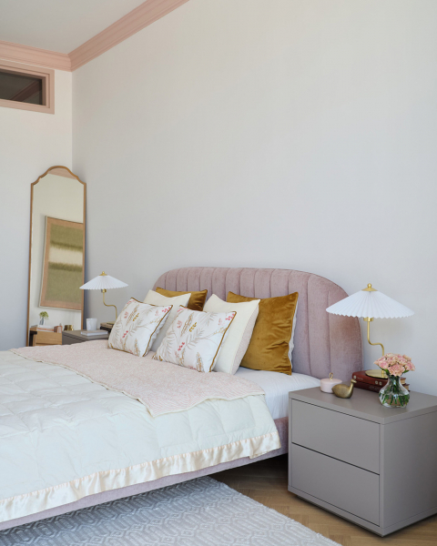 Свежие акценты в дизайне квартиры для молодой семьи в Алматы Свежие акценты в дизайне квартиры для молодой семьи в Алматы