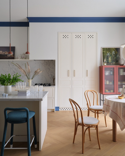 Свежие акценты в дизайне квартиры для молодой семьи в Алматы Свежие акценты в дизайне квартиры для молодой семьи в Алматы