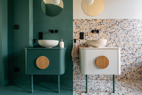 Акцентная кухня, винтажные двери и высокие потолки: квартира во Вроцлаве Акцентная кухня, винтажные двери и высокие потолки: квартира во Вроцлаве