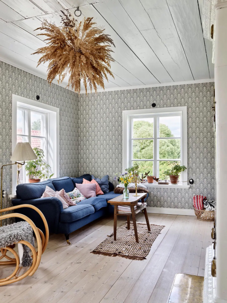 Эта старая ферма в Швеции — любимое гнёздышко молодой семьи