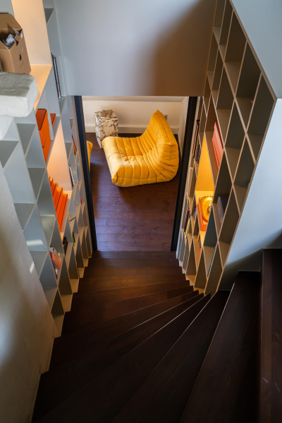 Роскошный интерьер мансардной квартиры в Стокгольме