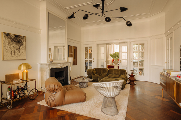 Великолепные апартаменты в Амстердаме, вдохновлённые парижскими интерьерами Великолепные апартаменты в Амстердаме, вдохновлённые парижскими интерьерами