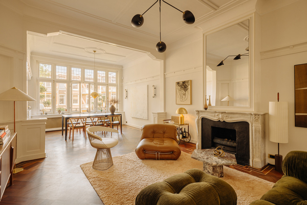 Великолепные апартаменты в Амстердаме, вдохновлённые парижскими интерьерами Великолепные апартаменты в Амстердаме, вдохновлённые парижскими интерьерами