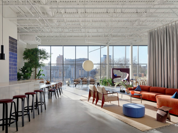 Впечатляющее пространство нового шоу-рума Vitra в Нью-Йорке