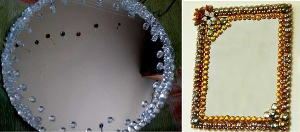 Самостоятельное декорирование зеркала Самостоятельное декорирование зеркала