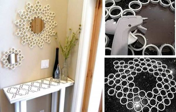 Самостоятельное декорирование зеркала Самостоятельное декорирование зеркала