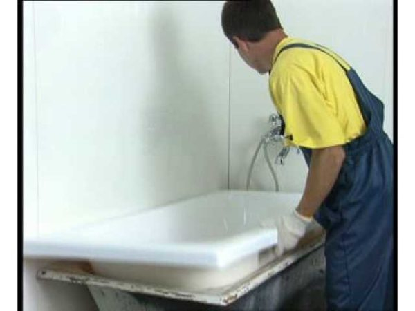 Как установить акриловый вкладыш в ванную