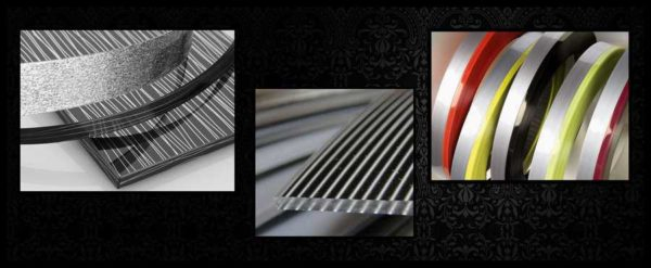 Виды торцевых кромок для мебели Виды торцевых кромок для мебели