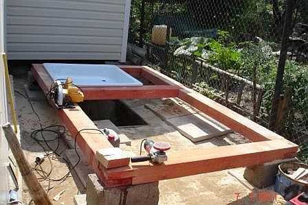 Дачный душ своими руками