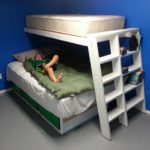 Делаем кровать чердак сами (2 фотоотчета + чертежи)