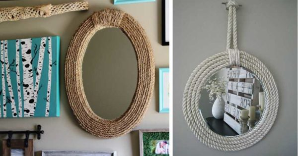 Самостоятельное декорирование зеркала Самостоятельное декорирование зеркала