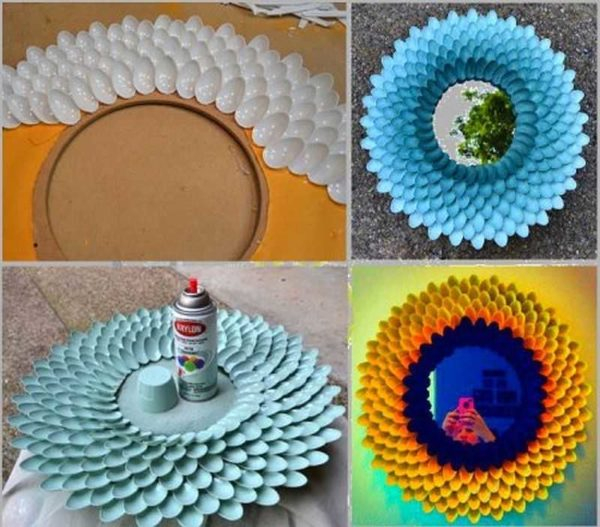 Самостоятельное декорирование зеркала Самостоятельное декорирование зеркала