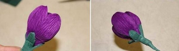 Как сделать цветы из гофробумаги (60 фото)