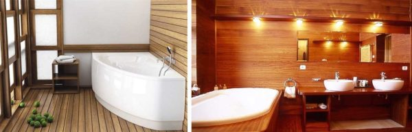 Отделка стен в ванной комнате: старые и новые материалы Отделка стен в ванной комнате: старые и новые материалы
