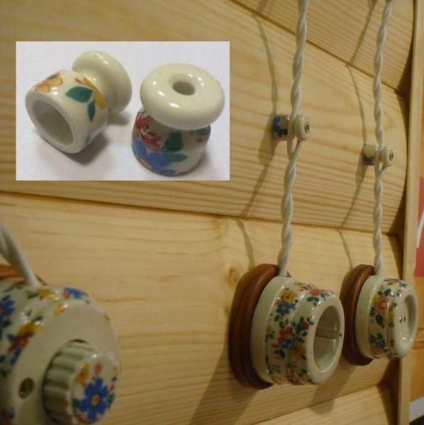 Открытая проводка в стиле ретро