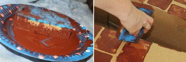 Картонный камин из коробок своими руками