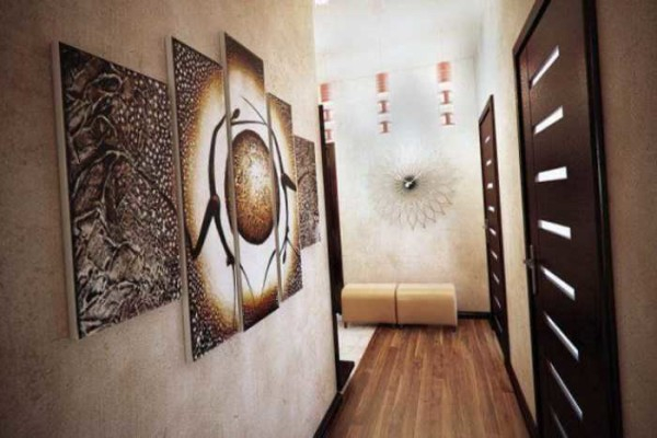 Обои в коридор: выбор типа, цвета, комбинирование Обои в коридор: выбор типа, цвета, комбинирование