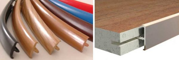 Виды торцевых кромок для мебели Виды торцевых кромок для мебели