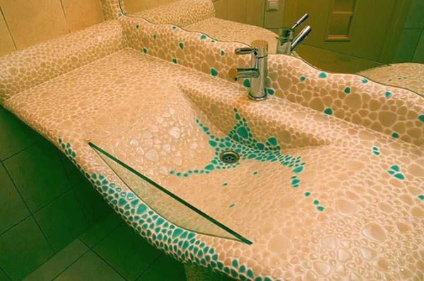 Столешница в ванную под раковину: выбор и самостоятельное изготовление