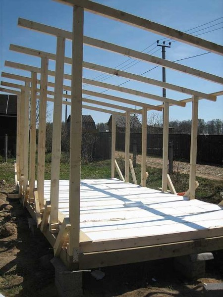 Как построить бытовку из дерева, на металлическом каркасе Как построить бытовку из дерева, на металлическом каркасе