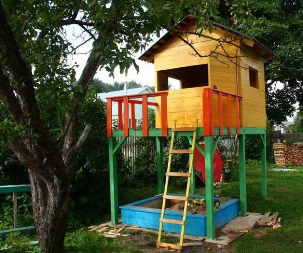 Игровой домик для детей: пошаговые фото, схемы, чертежи