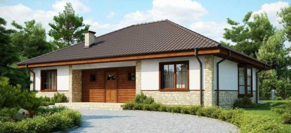 Планировка 1-этажного дома с тремя спальнями — выбираем проект по вкусу