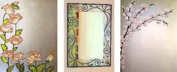 Самостоятельное декорирование зеркала Самостоятельное декорирование зеркала