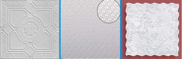 Как клеить потолочную плитку