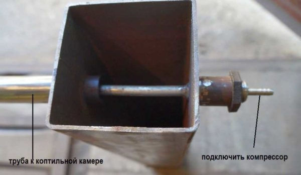 Как сделать генератор дыма для коптильни Как сделать генератор дыма для коптильни