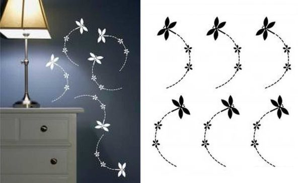 Трафареты для декора стен (55 фото)