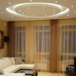 Как разместить светильники на потолке