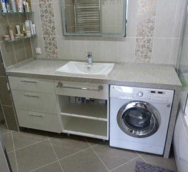 Столешница в ванную под раковину: выбор и самостоятельное изготовление