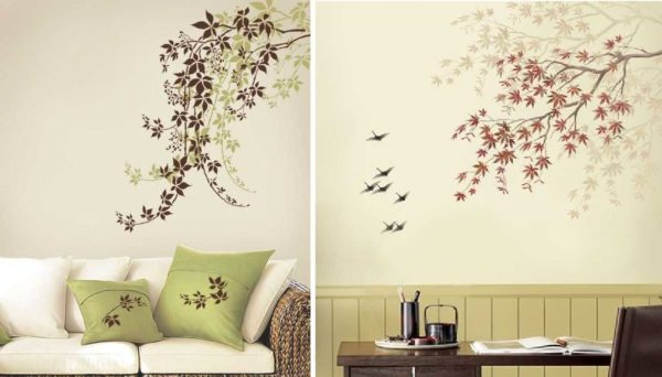 Трафареты для декора стен (55 фото)
