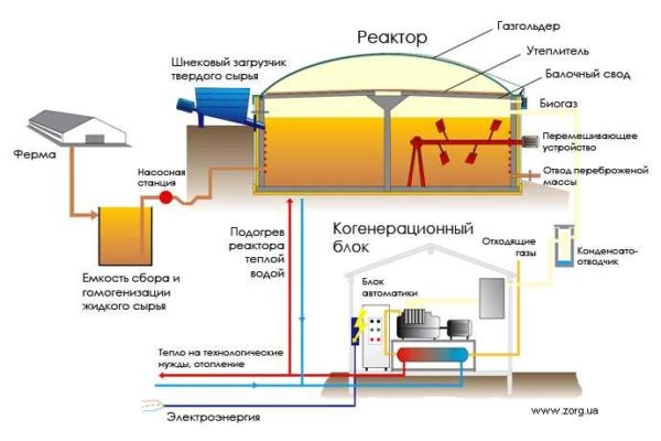 Самостоятельное производство биогаза Самостоятельное производство биогаза