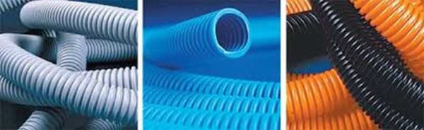 Гофрированная труба для прокладки кабелей и проводов