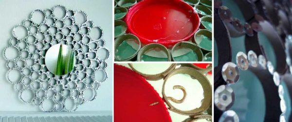 Самостоятельное декорирование зеркала Самостоятельное декорирование зеркала