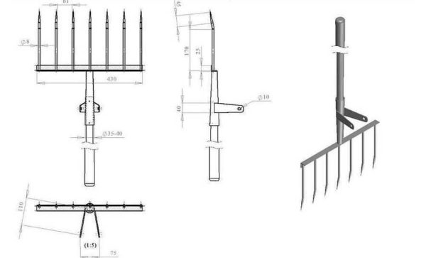 Как сделать чудо-лопату (рыхлитель)