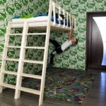 Делаем кровать чердак сами (2 фотоотчета + чертежи)